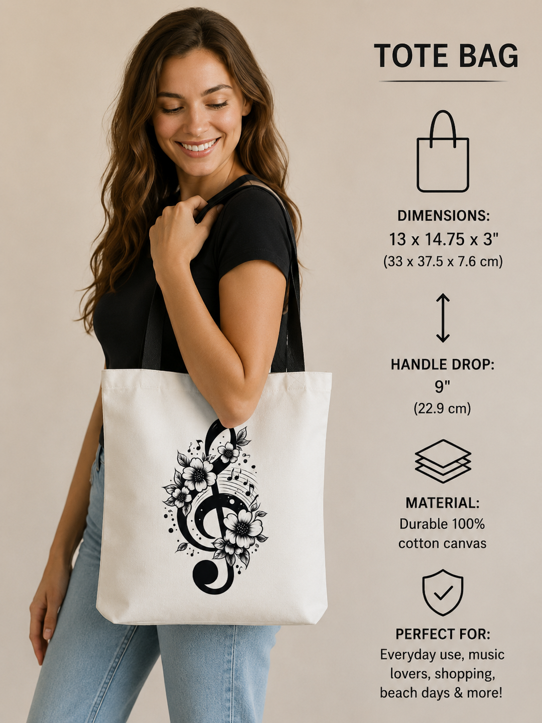 Musical Tote bag