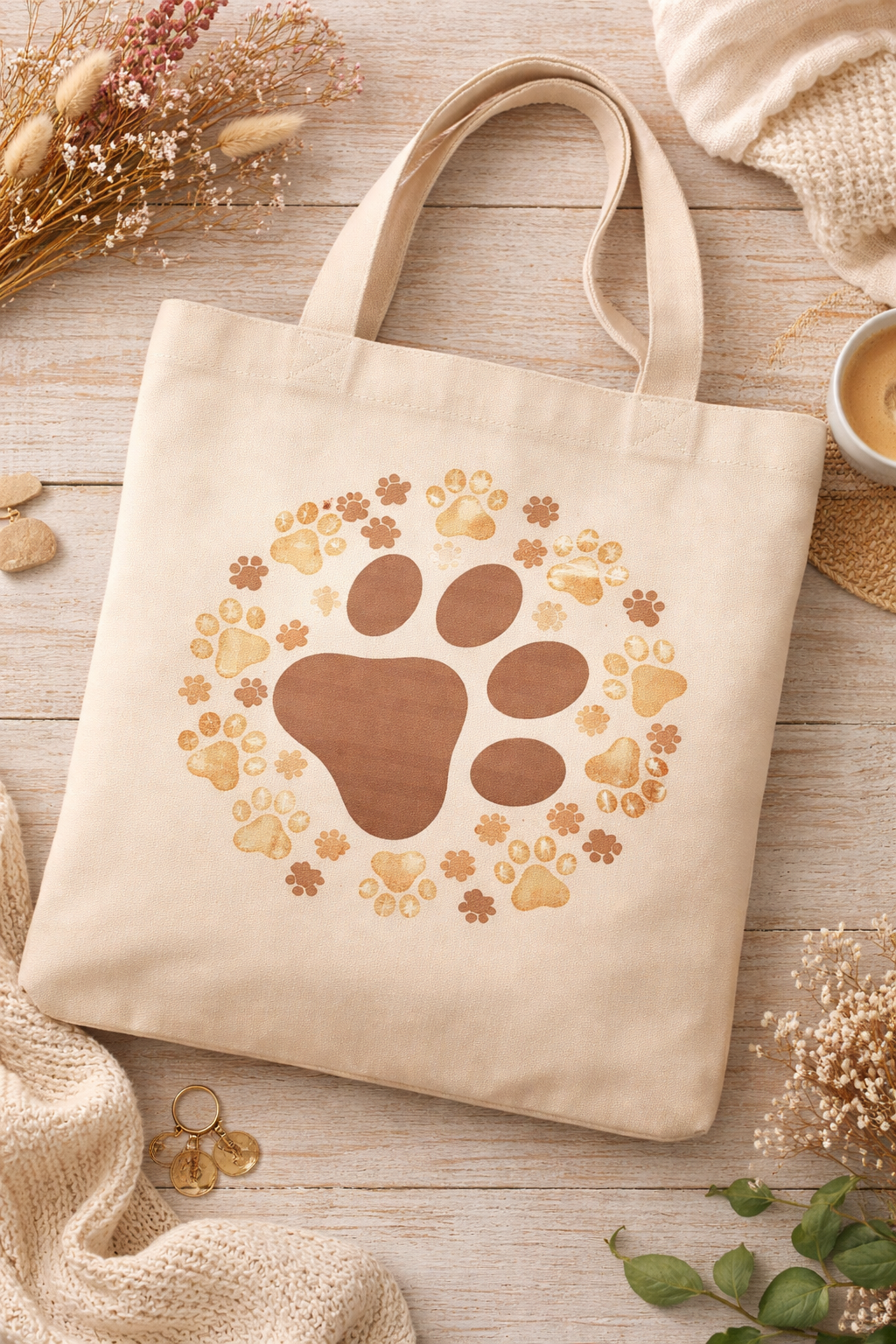 Paw Print Tote