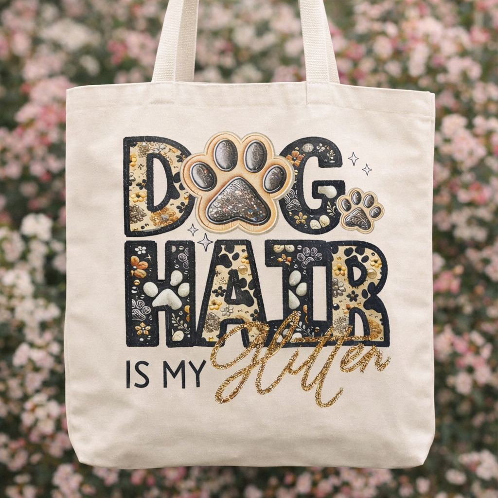 Dog Hair is my Glitter - Tote