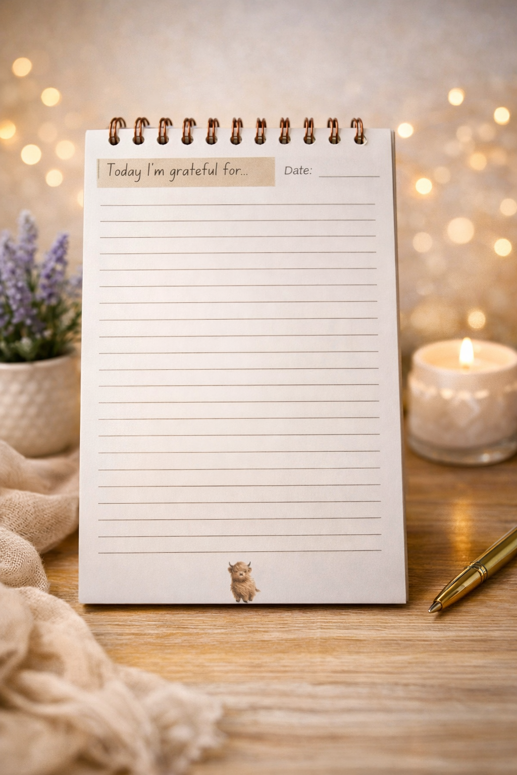 Highland Cow Spiral Journal - Collection