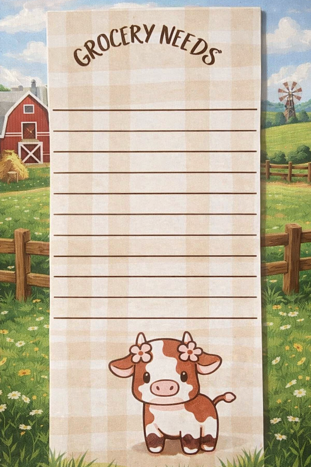 Magnet Grocery List Notes