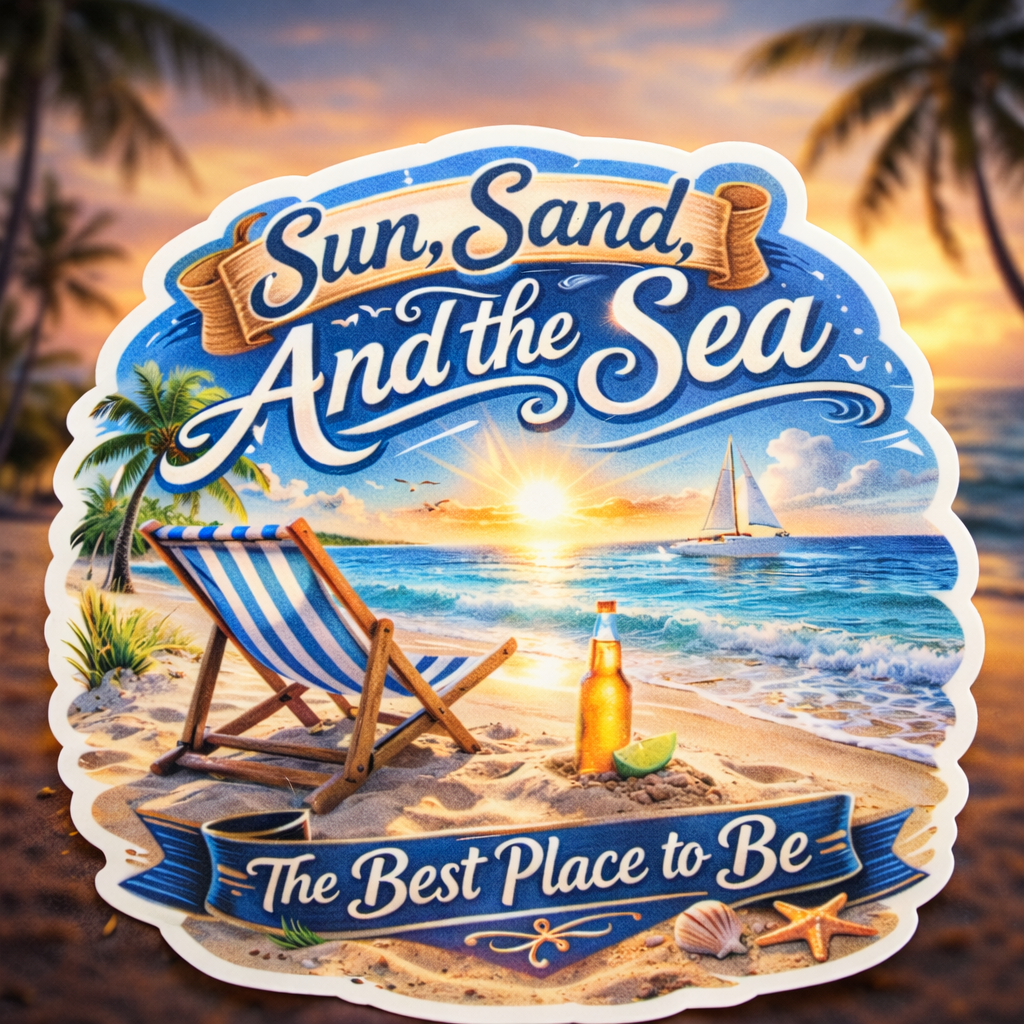 The Best Place to Be - Sticker