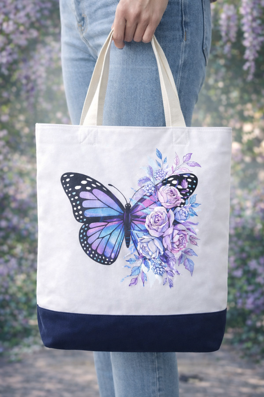 Butterfly Peony - Tote