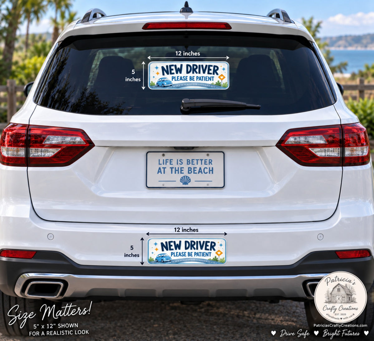 New Driver-Please Be Patient Car Sticker