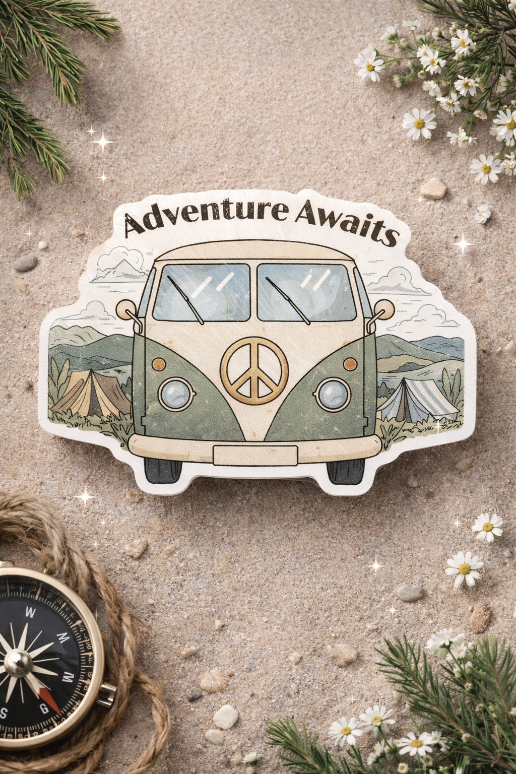 Adventure Awaits - Sticker