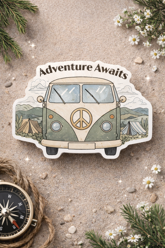 Adventure Awaits - Sticker