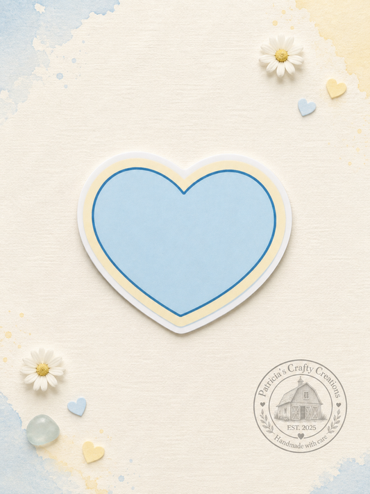 Retro Heart 3-inch Sticker