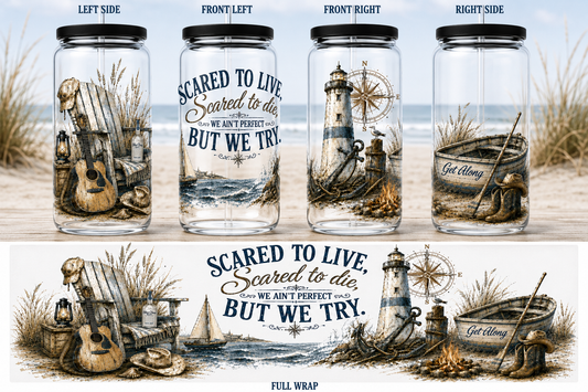 "Get Along" 16-ounce Coastal Tumbler