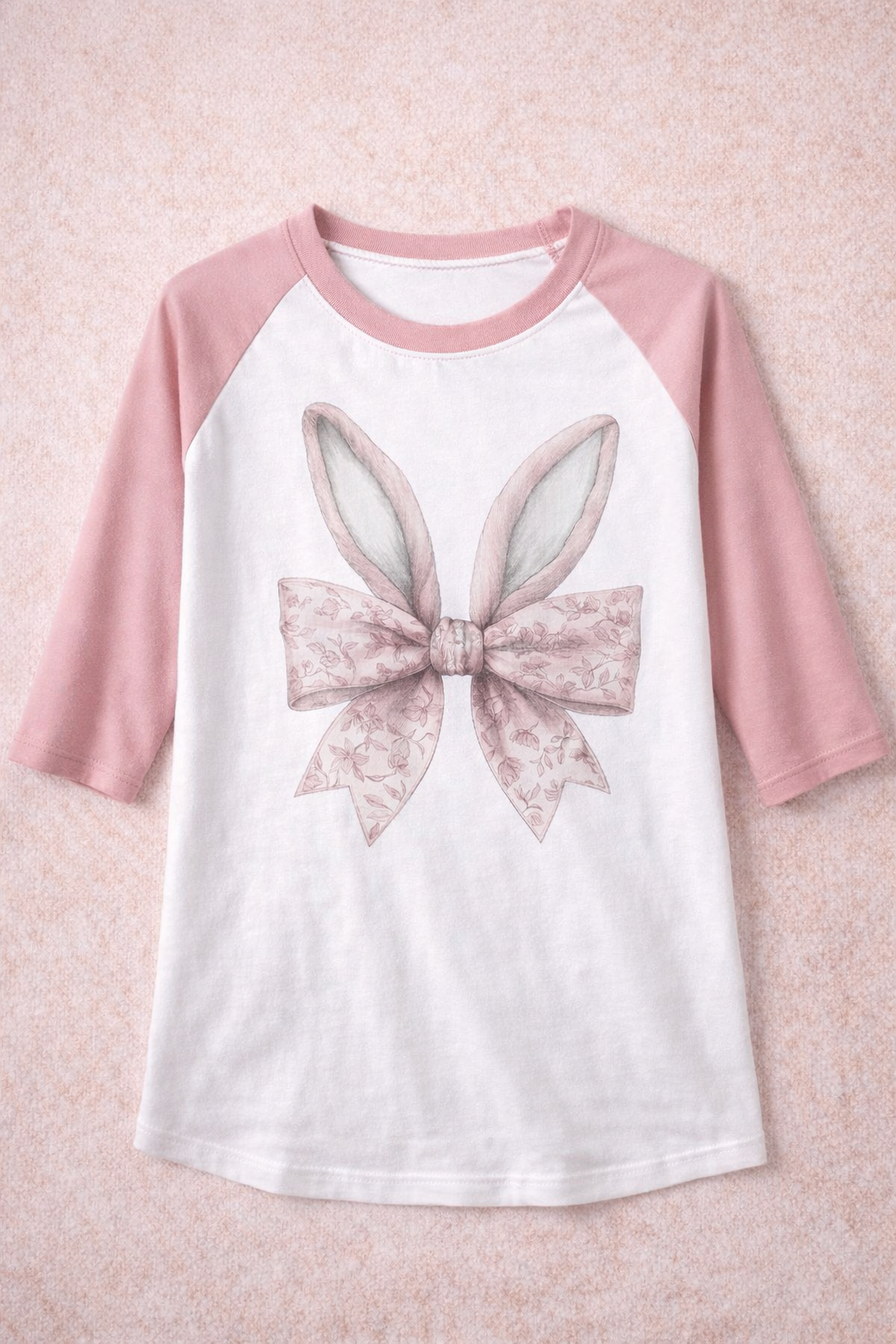 Bunny & Bows Woman's 3/4 Length Shirt