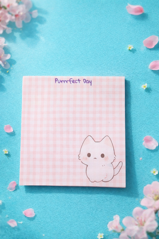 Purrrfect Day Sticky Notes