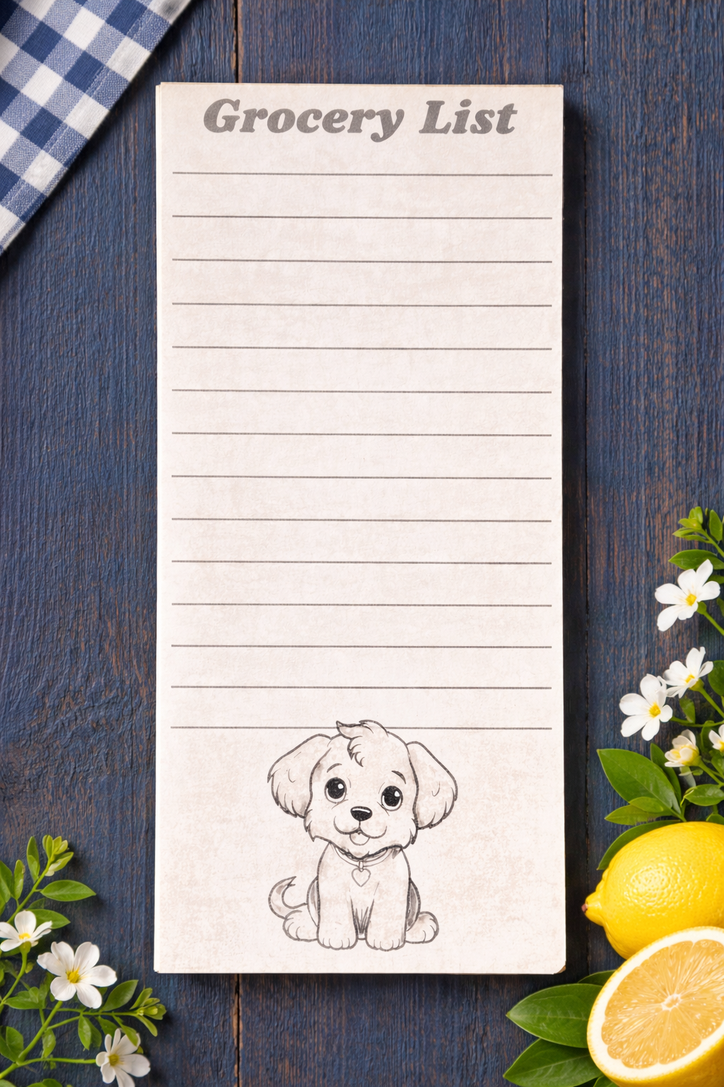 Magnet Grocery List Notes