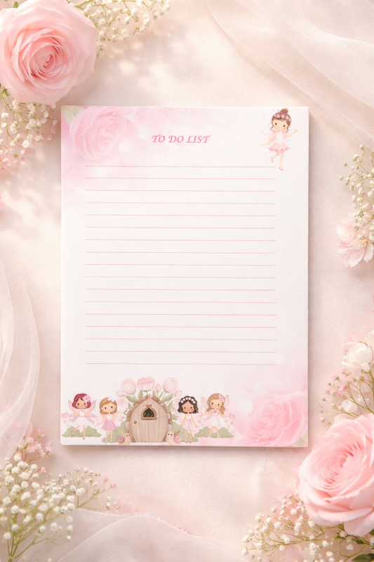 Fairy inspired 4"x6" Notepad