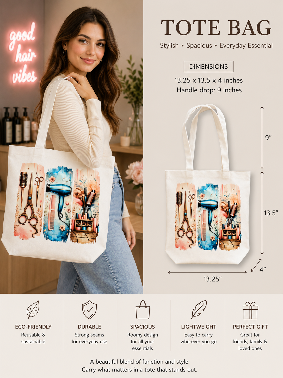 Hairstylist Tote bag