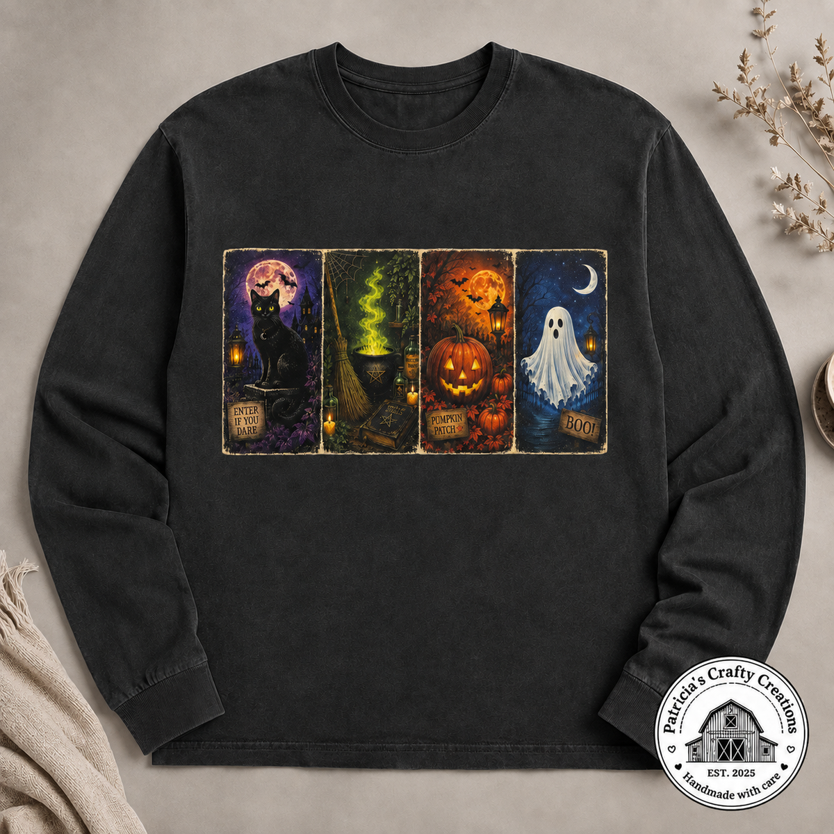 Halloween Elements Long Sleeve T-shirt