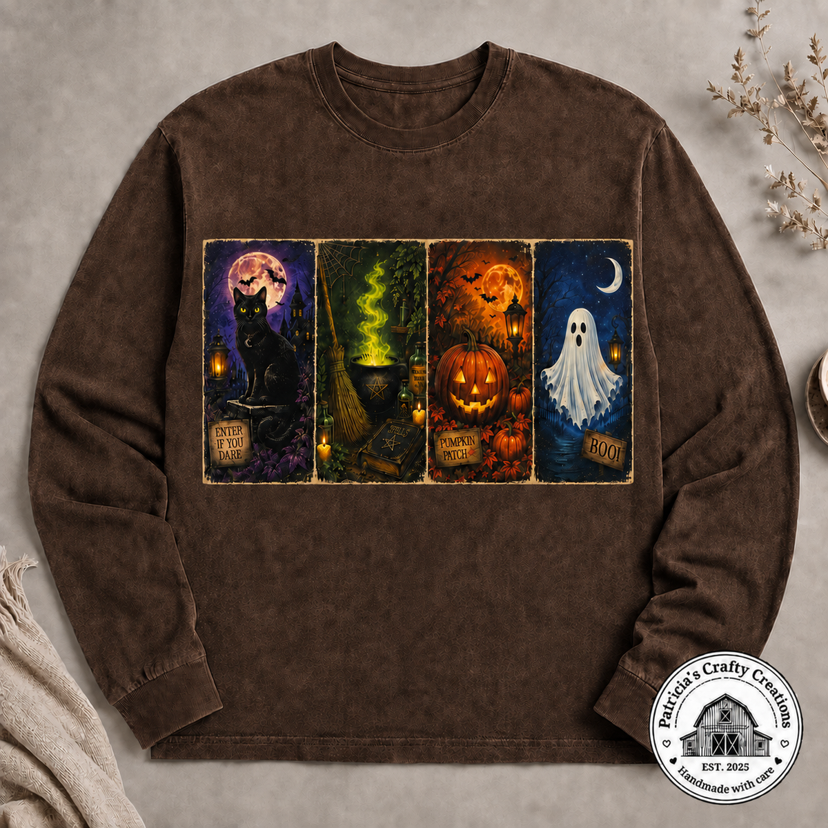 Halloween Elements Long Sleeve T-shirt