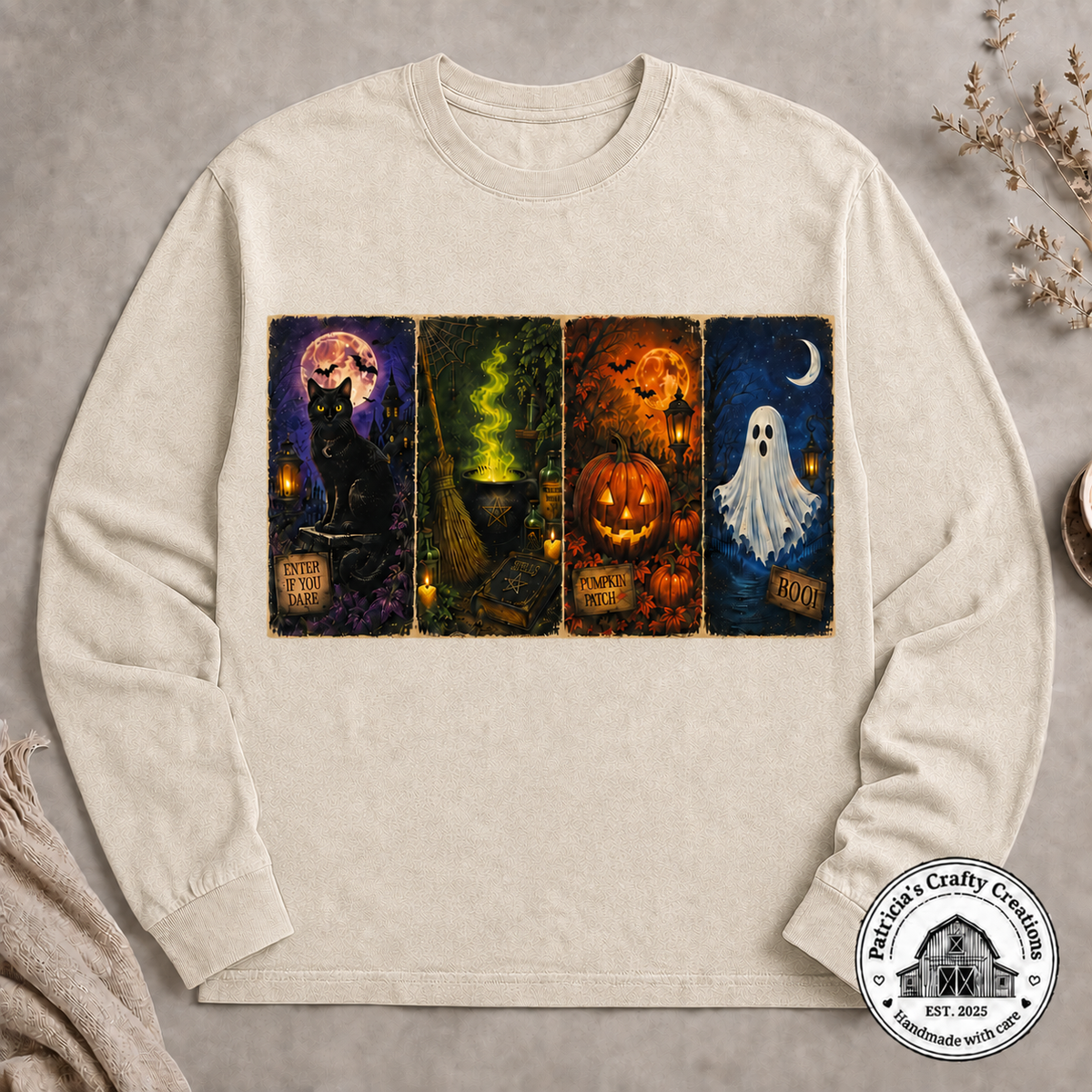 Halloween Elements Long Sleeve T-shirt